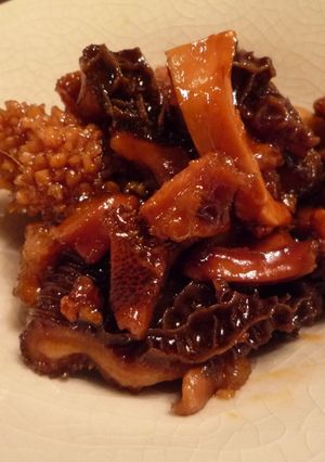 ピリ辛ホルモン煮込み(醤油ベース)-レシピのメイン写真