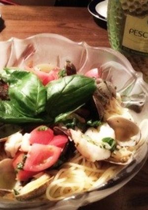 海鮮冷製パスタ-レシピのメイン写真