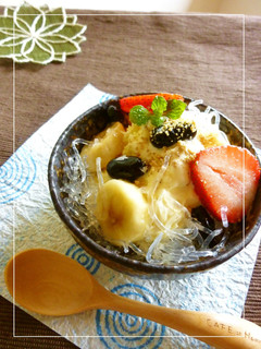 プチプチ食感♥ 塩・ごま・黒豆 和アイス-レシピのメイン写真