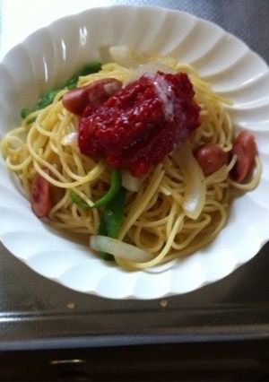 白いナポリタン トマト凝縮-レシピのメイン写真