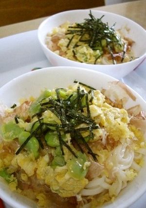 豆たまぶっかけ-レシピのメイン写真
