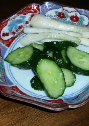 島らっきょうの塩麹漬-レシピのメイン写真