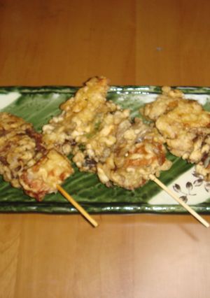 鶏肉とまいたけの天ぷら-レシピのメイン写真