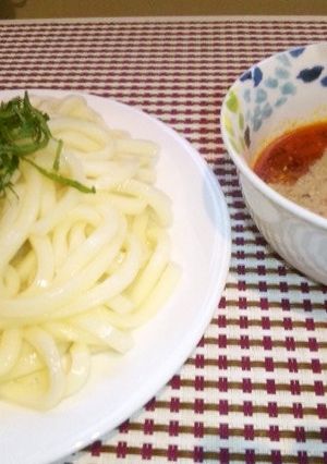 ランチに簡単♬ヘルシー豆乳つけうどん！！-レシピのメイン写真