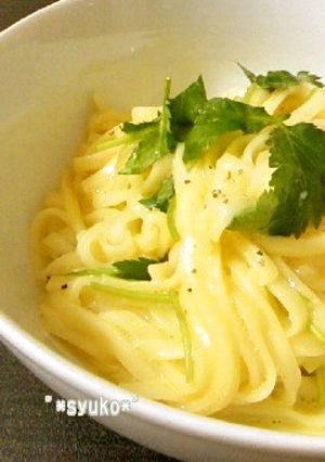 うどんであっさりカルボナーラ風*゜-レシピのメイン写真