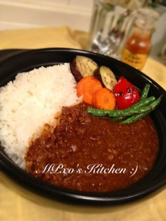 おしゃれな焼き夏野菜のキーマカレー★-レシピのメイン写真