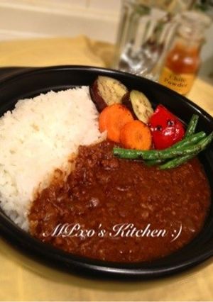 おしゃれな焼き夏野菜のキーマカレー★-レシピのメイン写真