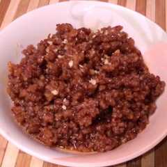 รูปของ 食ラーde甘辛肉みそ♪