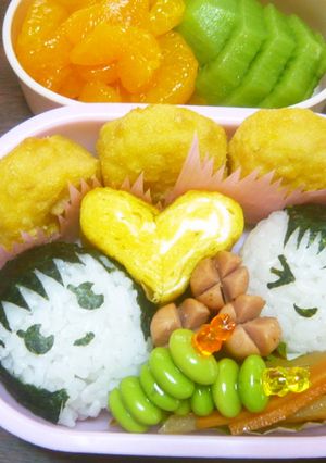 ラブラブ弁当♪-レシピのメイン写真