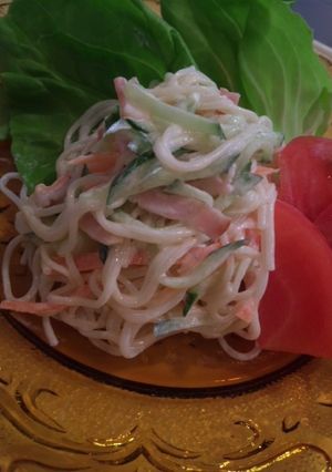 そうめんサラダ-レシピのメイン写真