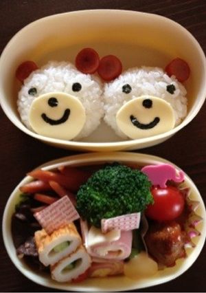 キャラ弁＊くま-レシピのメイン写真