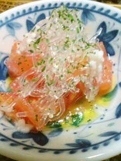 簡単☆プチプチ食感のトマトサラダ-レシピのメイン写真