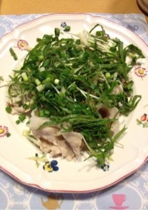 豚の冷しゃぶサラダ-レシピのメイン写真