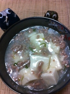 そぼろと豆腐のあんかけ-レシピのメイン写真