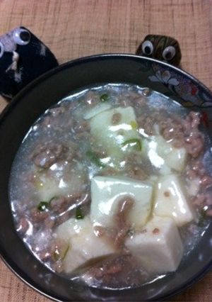 そぼろと豆腐のあんかけ-レシピのメイン写真
