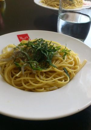 簡単ランチ♪しらすとしそのあっさりパスタ-レシピのメイン写真