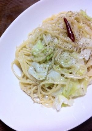 春キャベツとアンチョビのペペロンチーノ☆-レシピのメイン写真