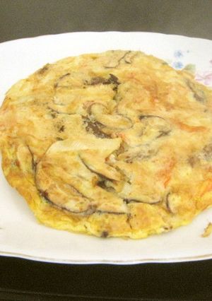 かに風味と竹の子椎茸の和風ふんわり卵-レシピのメイン写真