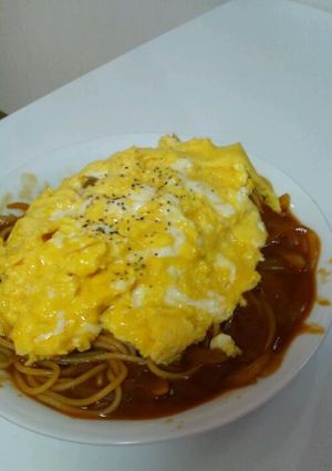 オムライス風デミパスタ-レシピのメイン写真