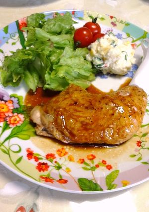 豪華に見える鶏もも料理-レシピのメイン写真