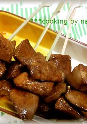 こってりタレで＊焼き鳥レバー＊-レシピのメイン写真