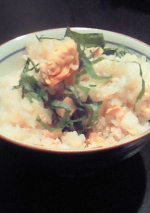 塩鮭とタラコの炊き込みご飯-レシピのメイン写真