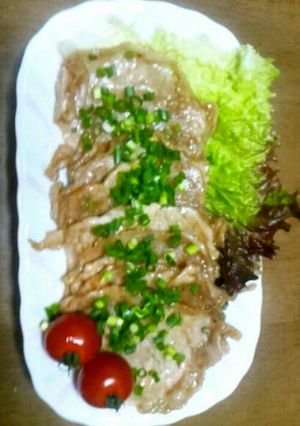 豚肉のポン酢焼きしゃぶ！-レシピのメイン写真