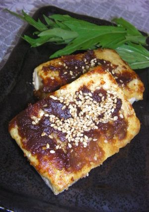 超低カロ♡豆腐ステーキ♡にんにく味噌味-レシピのメイン写真