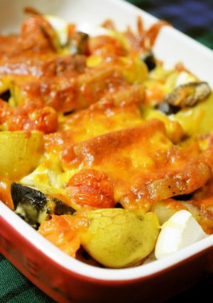 豚バラ肉と野菜のチーズオーブン焼き-レシピのメイン写真