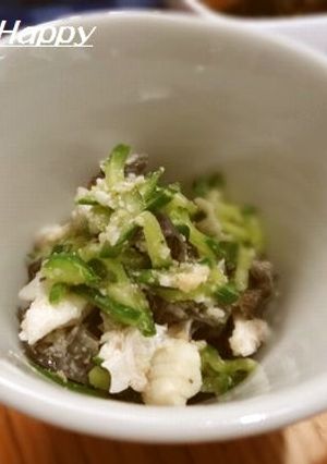 ひらめや鯛の皮で♪おいしい酢の物-レシピのメイン写真