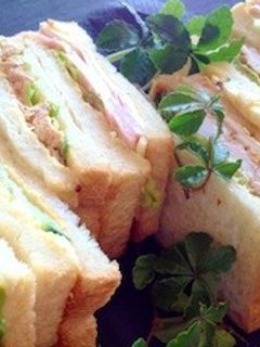 王道サンドイッチ【ハムチーズサンド編】-レシピのメイン写真