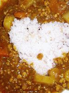 ハートいっぱいカレー♪-レシピのメイン写真