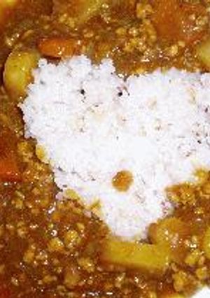 ハートいっぱいカレー♪-レシピのメイン写真