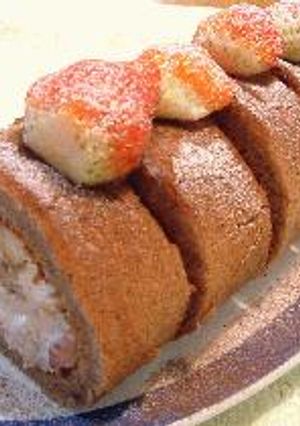 苺チョコロールケーキ-レシピのメイン写真