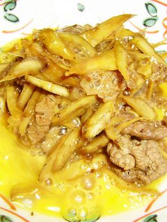 牛肉と牛蒡だけのシンプルすき焼き-レシピのメイン写真