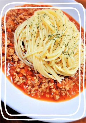 ケチャップで作る！簡単ミートソース♡-レシピのメイン写真