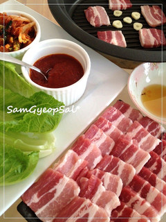 おうちで韓国の豚バラ焼肉☯サムギョプサル-レシピのメイン写真