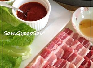 おうちで韓国の豚バラ焼肉☯サムギョプサル-レシピのメイン写真