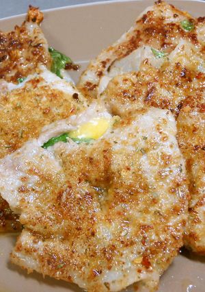 豚ロース簡単バジルチーズパン粉焼き-レシピのメイン写真