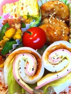 簡単!くるくる美味なサラダちくわ♪-レシピのメイン写真