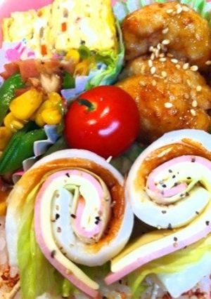 簡単！くるくる美味なサラダちくわ♪-レシピのメイン写真