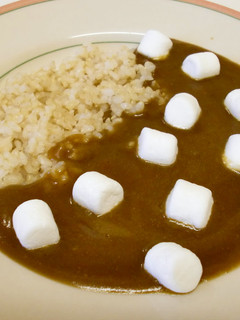カレーライス♥マシュマロのっけ-レシピのメイン写真