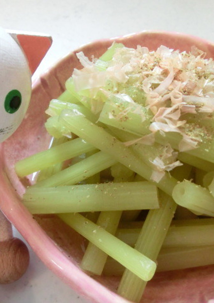 ふきの下ごしらえかぁらぁのぉ⇒炊いたん-レシピのメイン写真