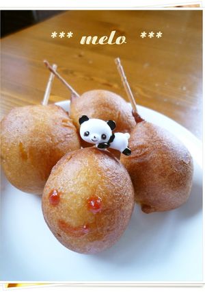 お弁当にも可愛い❤アメリカンドッグ-レシピのメイン写真