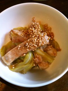 豚ロースの梅ポン酢和え-レシピのメイン写真