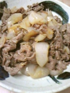 新玉ねぎと牛肉のシンプル炒め-レシピのメイン写真