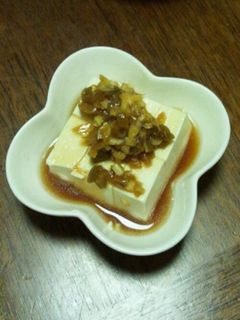 一丁ペロリ♪冷奴のタレ~台湾風~-レシピのメイン写真