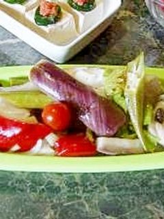 レンジスチーマー☆夏野菜とカレイのマリネ-レシピのメイン写真