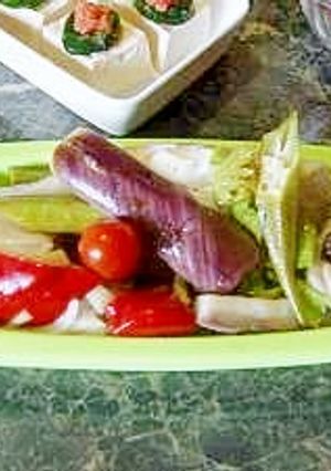 レンジスチーマー☆夏野菜とカレイのマリネ-レシピのメイン写真