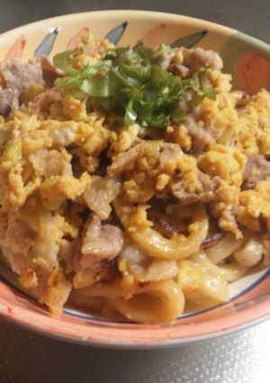 卵味噌焼うどん-レシピのメイン写真